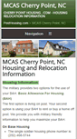 Mobile Screenshot of cherrypointhousing.com